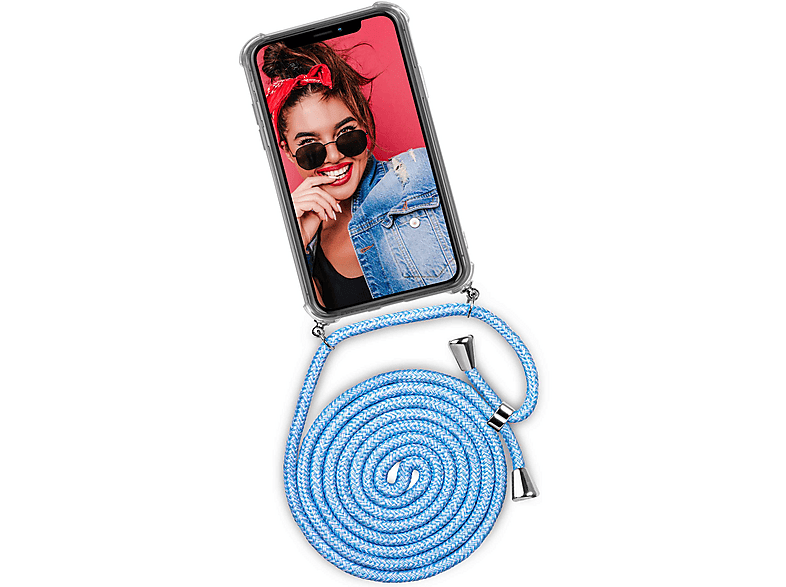 OneFlow Twist Case Custodia A Tracolla Per IPhone 6/6s – Silicone Rosa Con Cinturino Staccabile