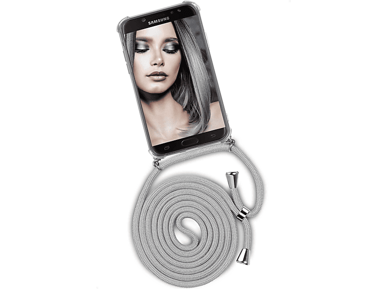 ONEFLOW Twist Case, Backcover, Samsung, Galaxy J5 (2017), Silverstar (Silber) | Handyketten