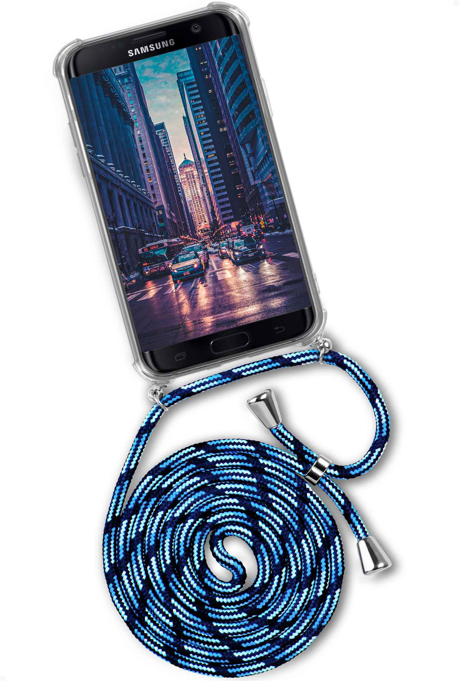 ONEFLOW Twist Case, City Edge, Samsung, (Silber) Backcover, Galaxy S7 Dip