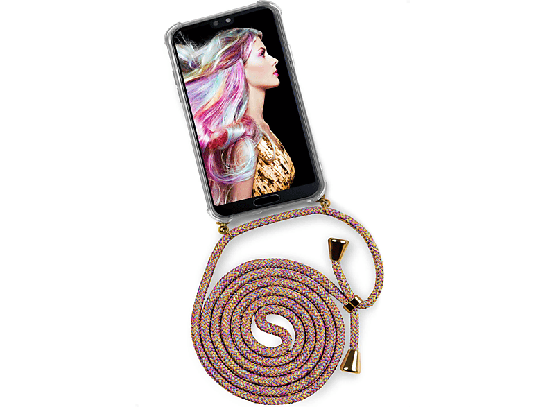 ONEFLOW Twist Case, Pro, Huawei, Sunny Rainbow (Gold) P20 Backcover