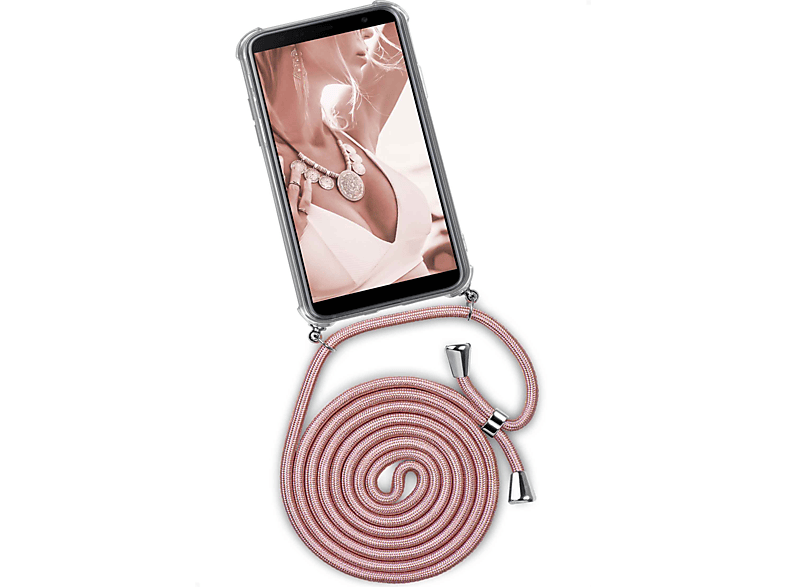 Twist J4 Backcover, Plus, (Silber) Blush Shiny Samsung, Case, ONEFLOW Galaxy