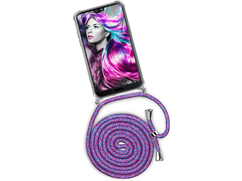 Twist Unicorn Huawei, Backcover, ONEFLOW P20 Case, Pro, Crazy (Silber)