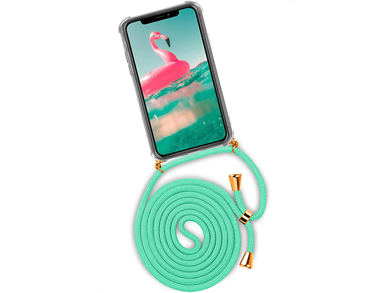 ONEFLOW Twist Case, Backcover, Apple, iPhone XR, Icy Mint (Gold)
