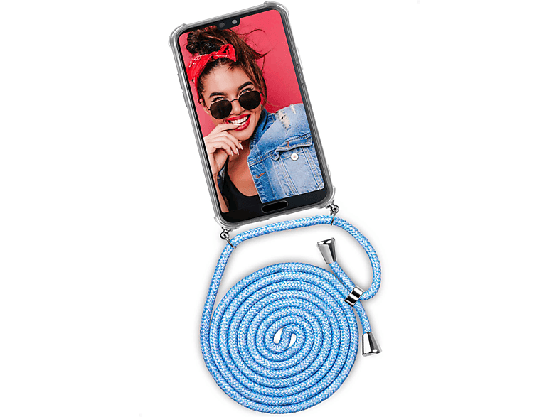 ONEFLOW Twist Case, Backcover, Huawei, P20 Pro, Chilly Jeans (Silber)
