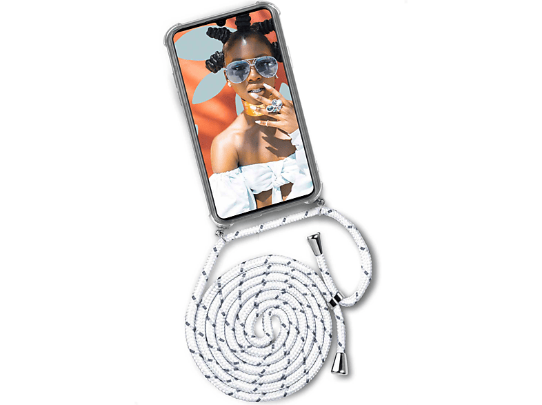 ONEFLOW Twist Case, Backcover, Huawei, P smart 2019, Happy Coco (Silber)