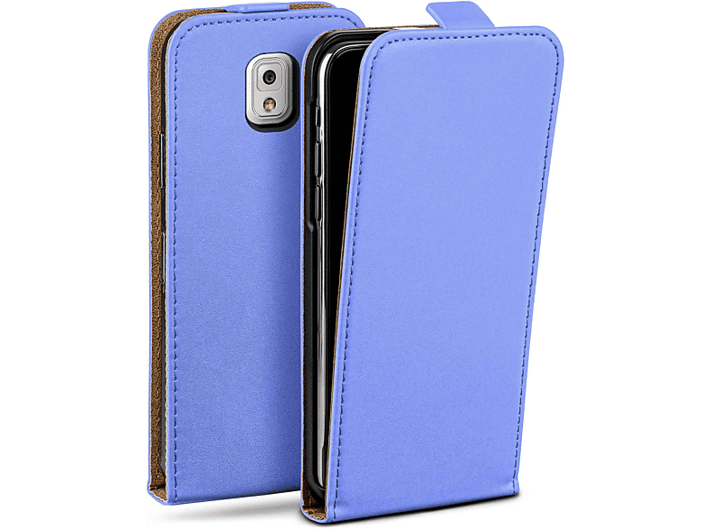 MOEX Flip Case, Flip Cover, Samsung, Galaxy Note 3, Sky-Blue