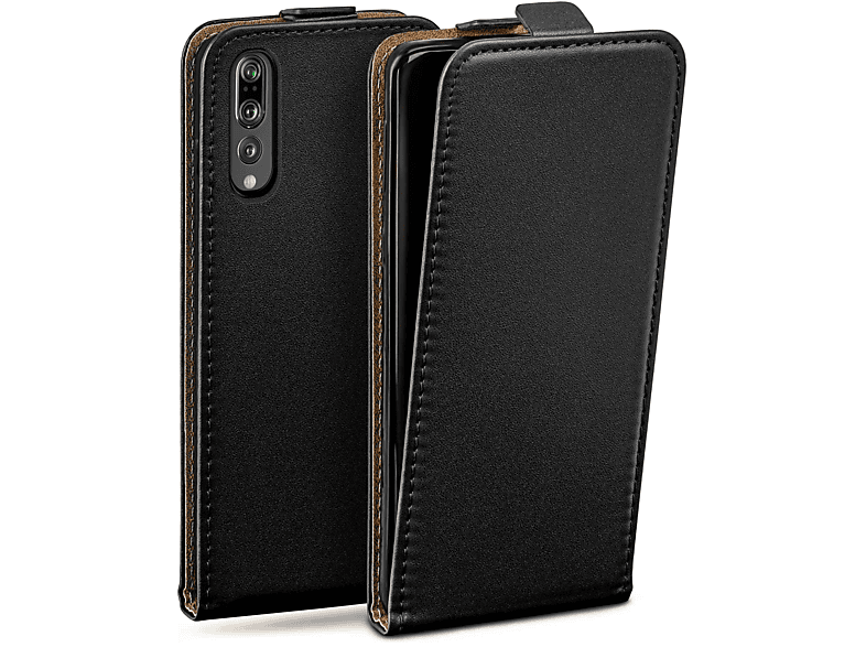 MOEX Flip Case, Pro, Cover, P20 Deep-Black Flip Huawei