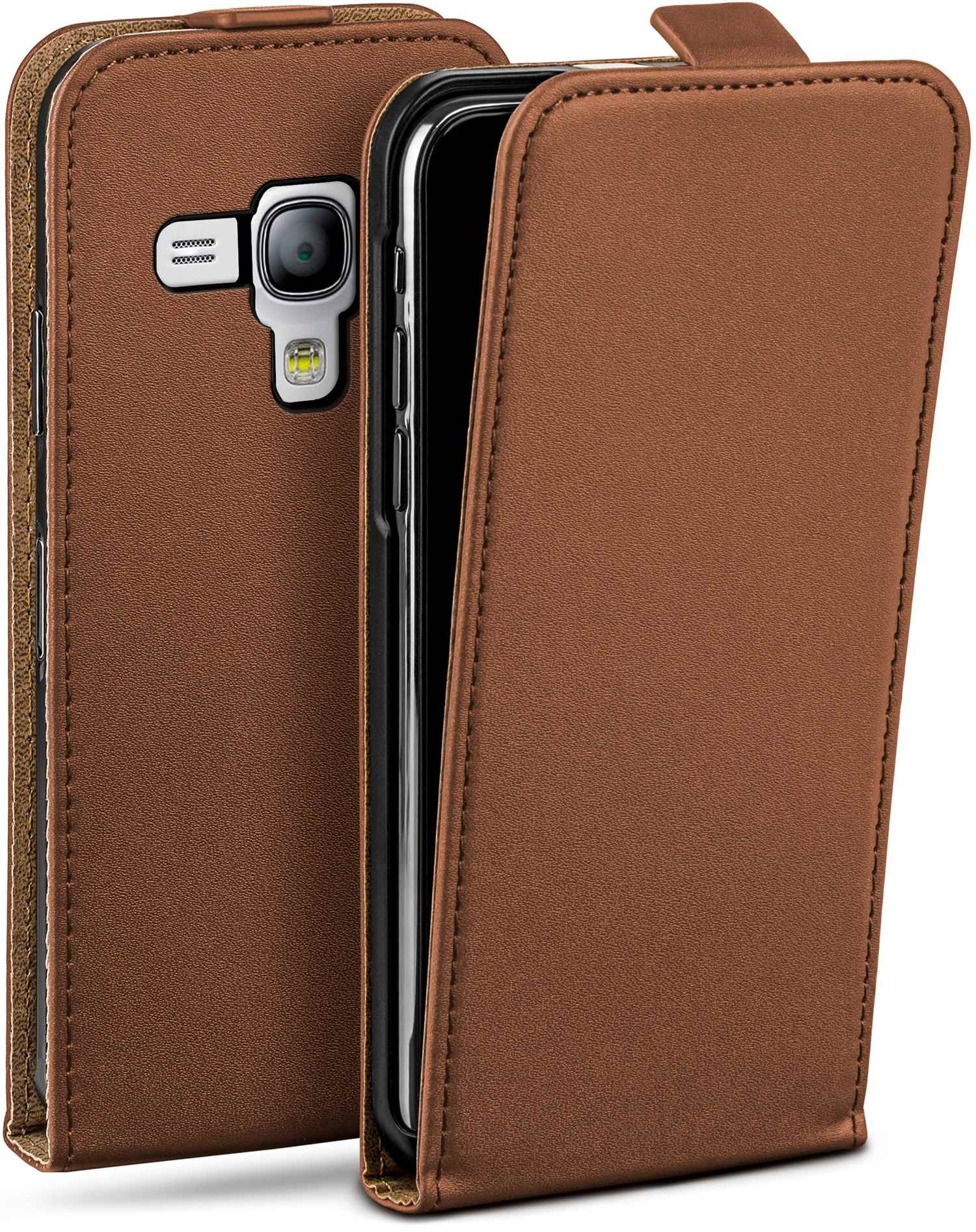 Flip Mini, Case, S3 MOEX Samsung, Flip Galaxy Cover, Umber-Brown