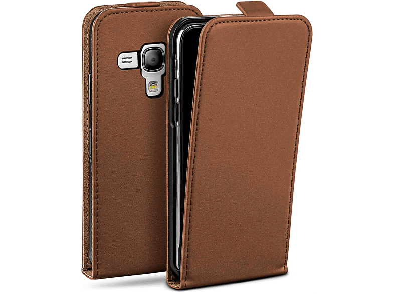 MOEX Flip Case, Flip Cover, Samsung, Galaxy S3 Mini, Umber-Brown
