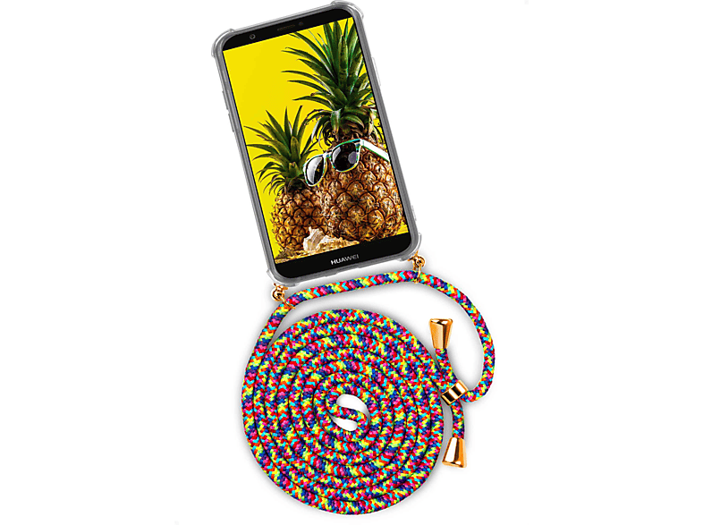 ONEFLOW Twist Case, Backcover, Huawei, P smart (2017), Fruity Friday (Gold)