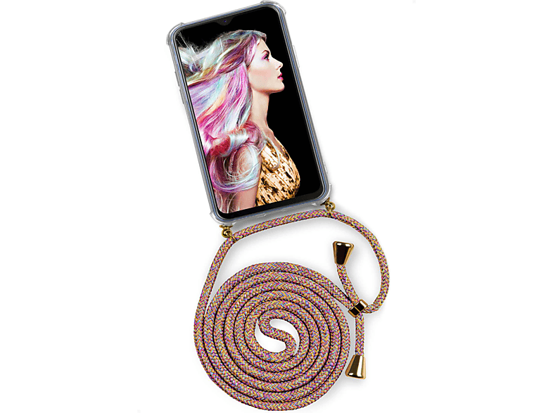 ONEFLOW Twist Case, Backcover, Samsung, Galaxy A10, Sunny Rainbow (Gold)