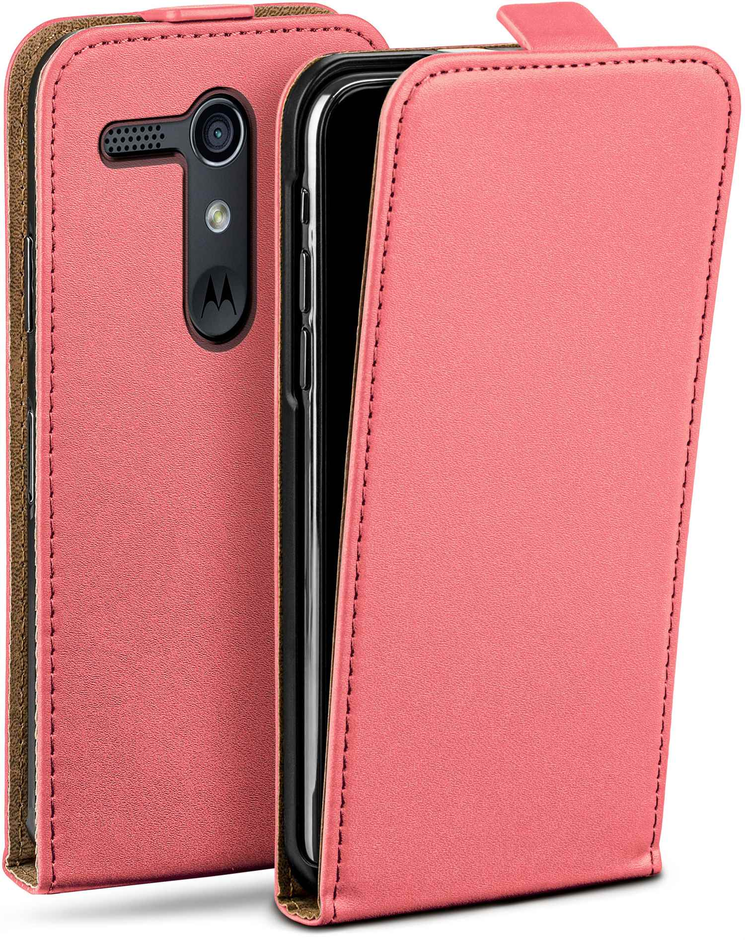 MOEX Flip Case, Flip Coral-Rose G, Motorola, Moto Cover