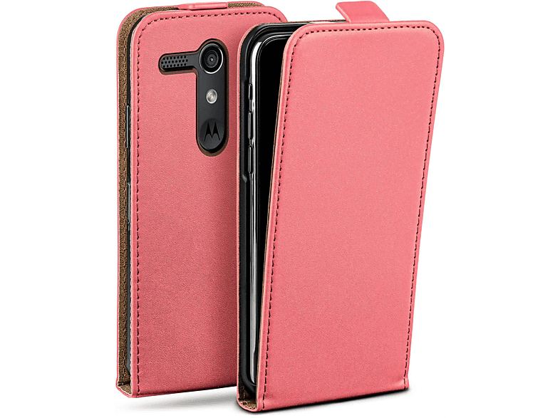 MOEX Flip Coral-Rose Moto Case, Motorola, Flip Cover, G