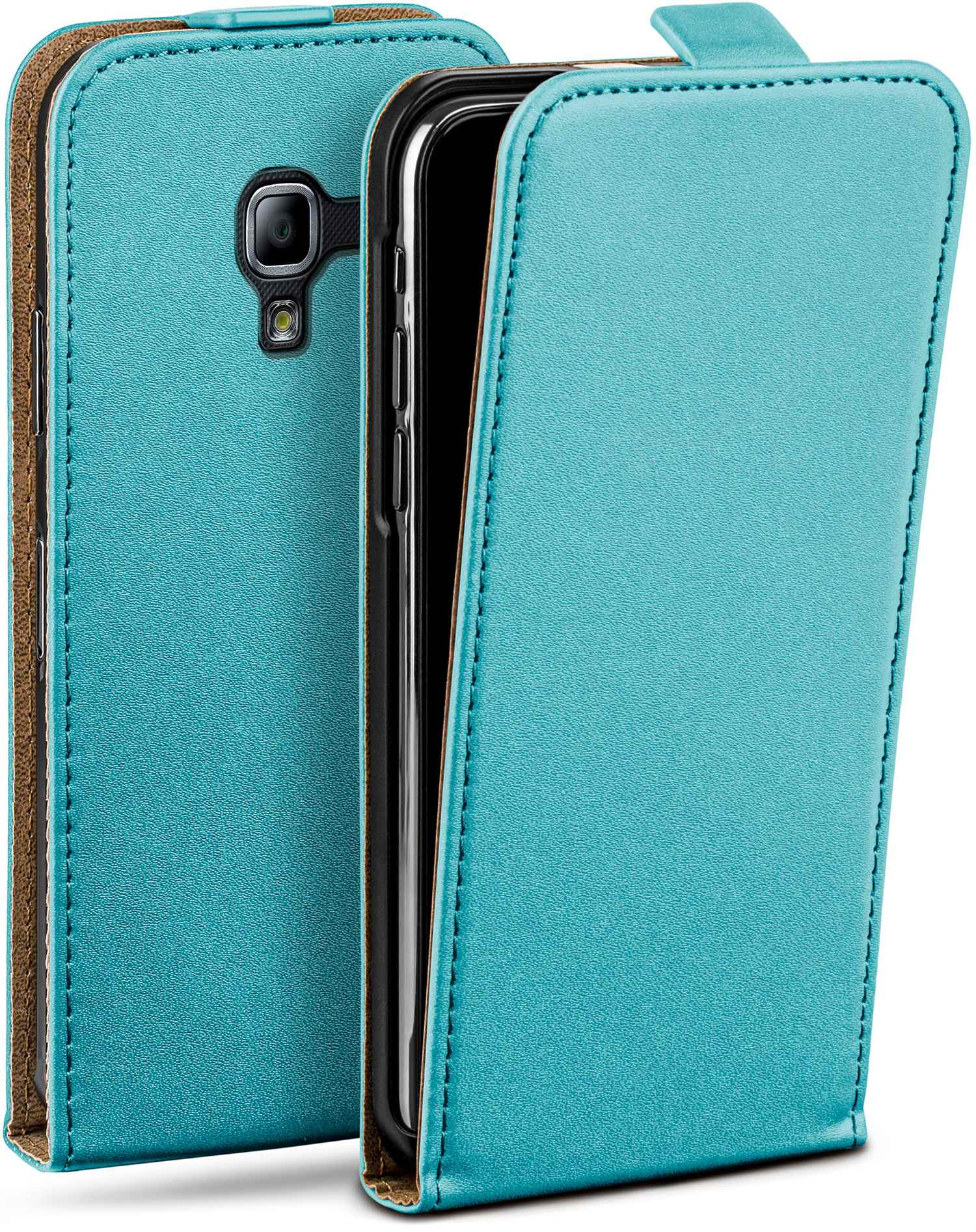 MOEX Flip Case, Flip Cover, Ace Galaxy Aqua-Cyan Samsung, 2