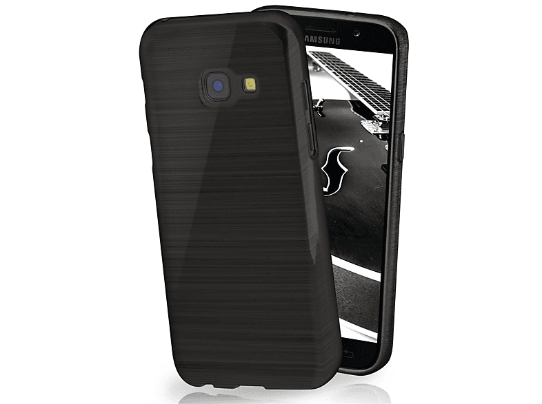 MOEX Brushed Case, Backcover, A3 Samsung, (2017), Galaxy Slate-Black