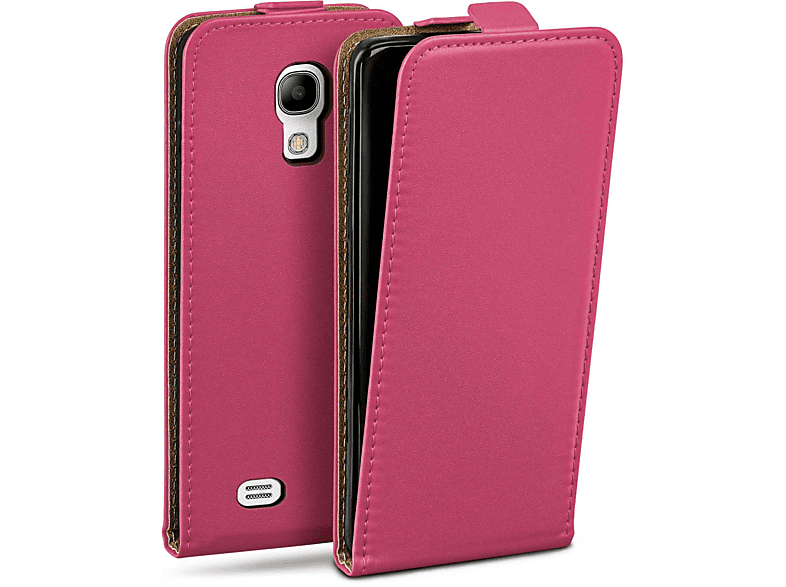 Samsung, Cover, Flip Case, Mini, Berry-Fuchsia Flip S4 MOEX Galaxy