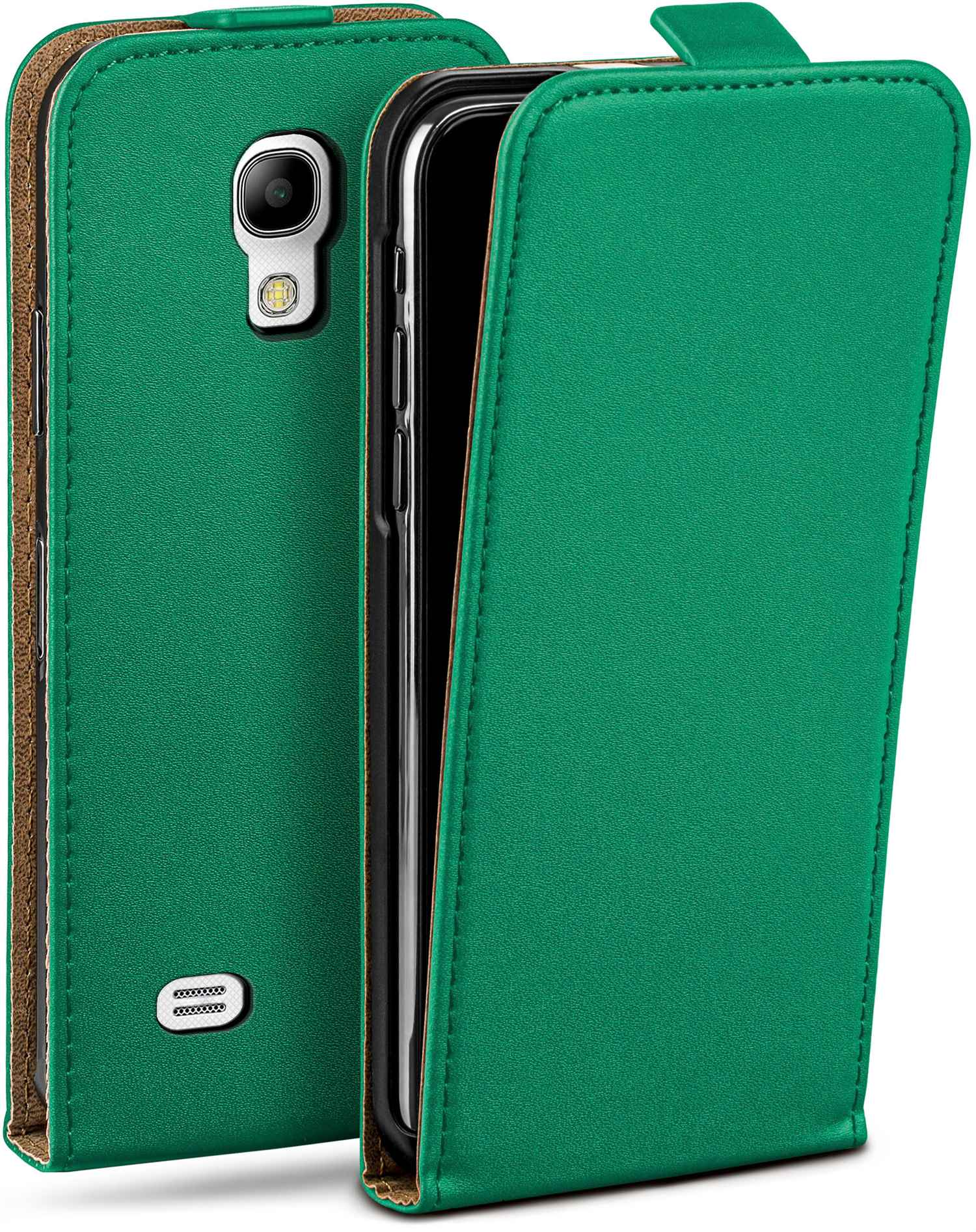 Case, Cover, Emerald-Green Flip Galaxy S4, Flip MOEX Samsung,