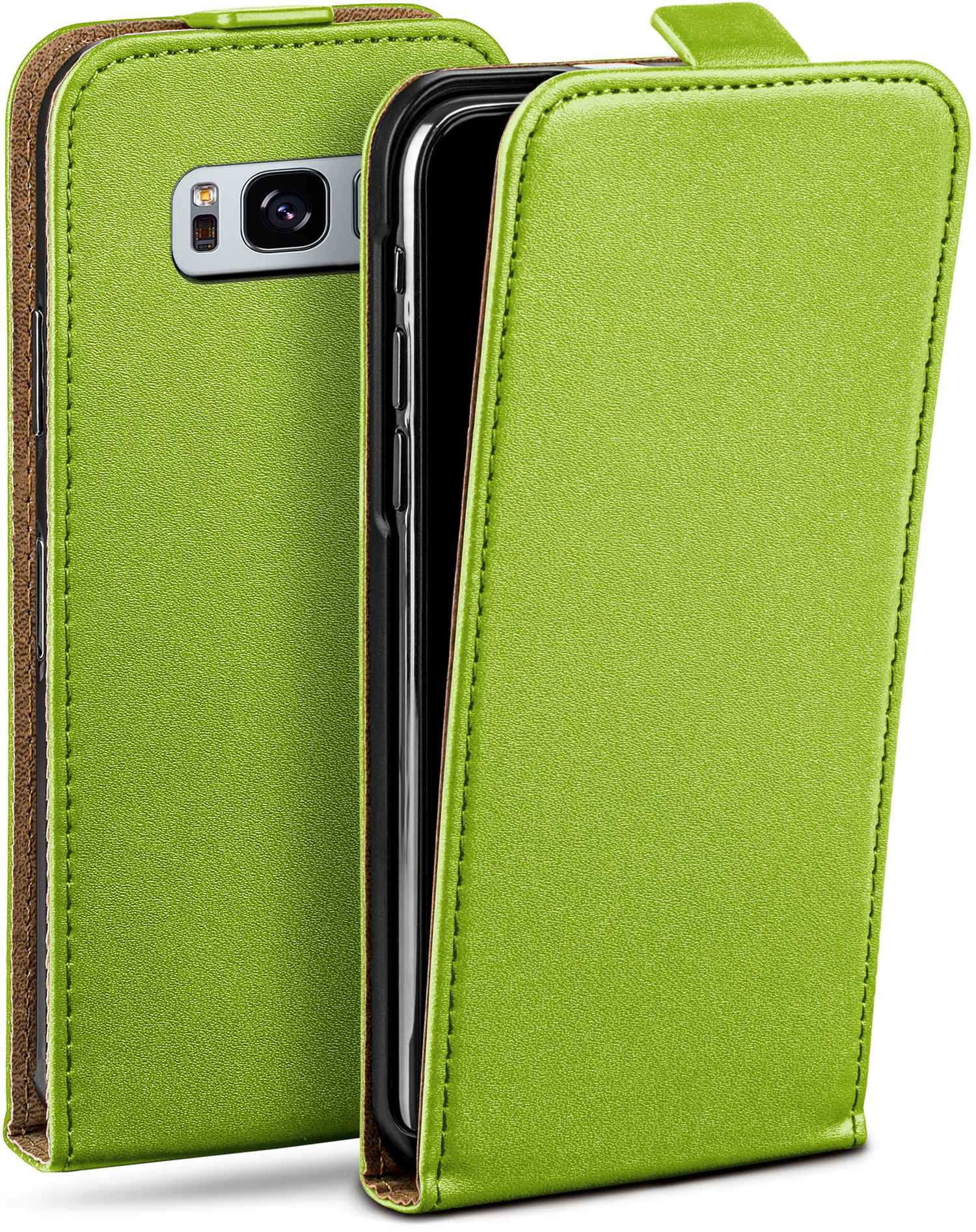 MOEX Case, Flip Cover, Samsung, Flip Lime-Green S8 Galaxy Plus,