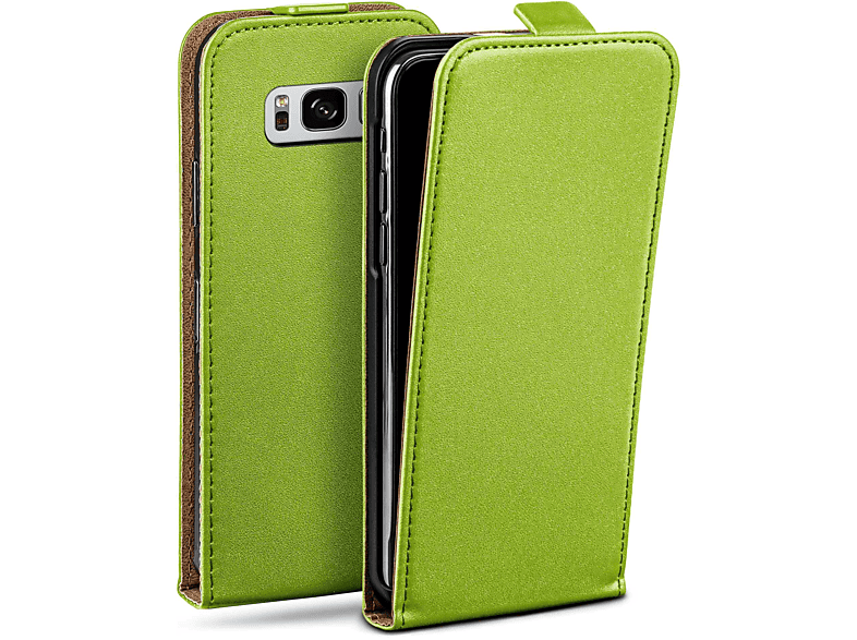 MOEX Flip Case, Flip Cover, Samsung, Galaxy S8 Plus, Lime-Green
