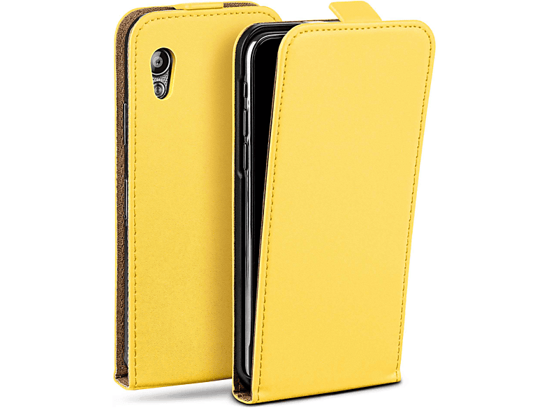MOEX Flip Case, Flip Cover, Samsung, Galaxy Ace, Acid-Yellow