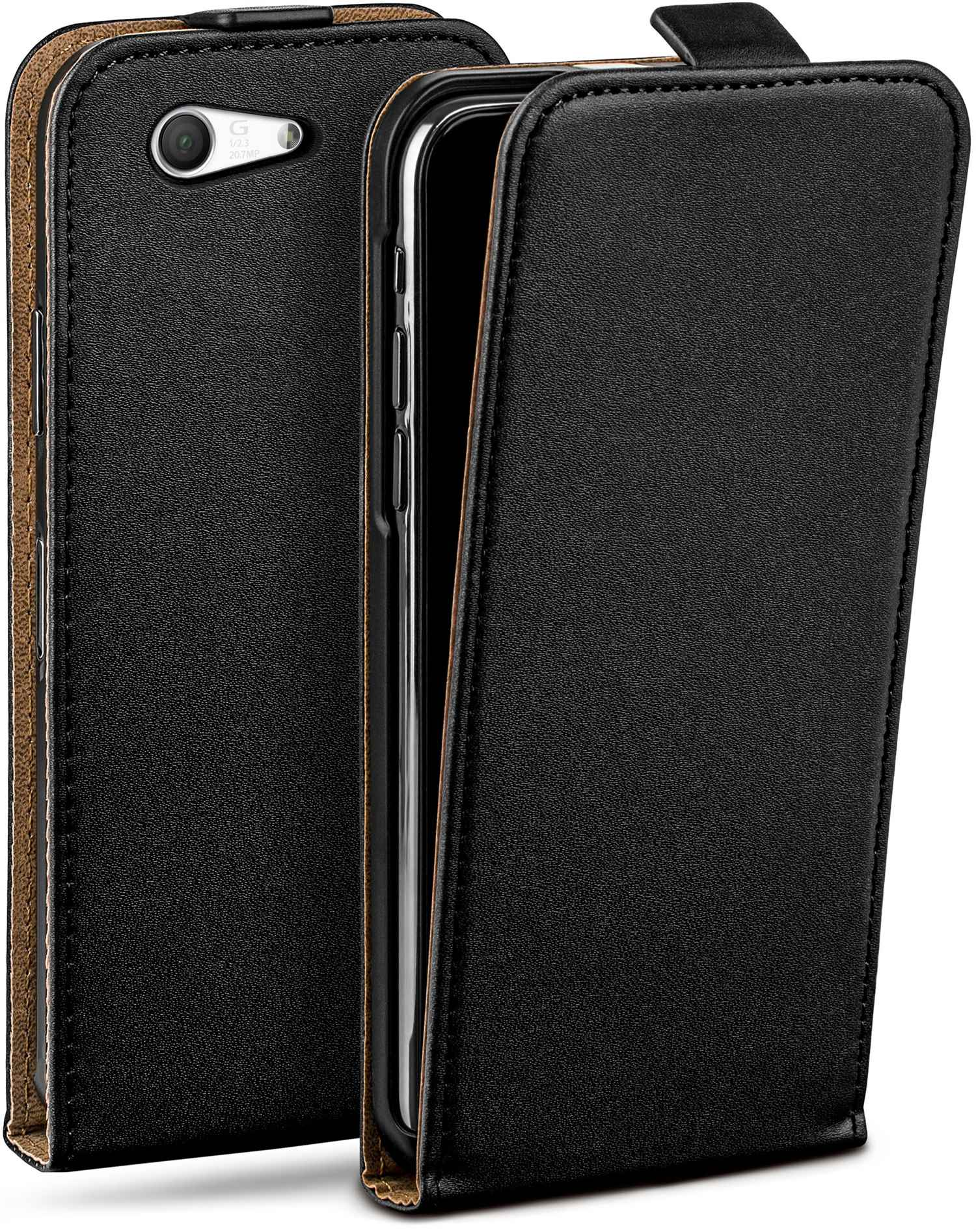 MOEX Flip Case, Z3 Xperia Cover, Sony, Compact, Flip Deep-Black