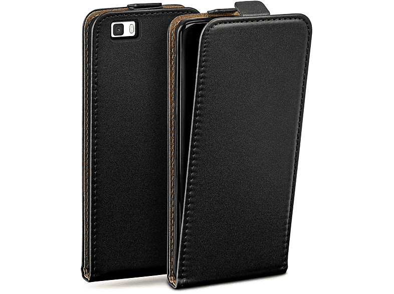 MOEX Flip Case, Flip Cover, Huawei, P8 Lite 2015, Deep-Black