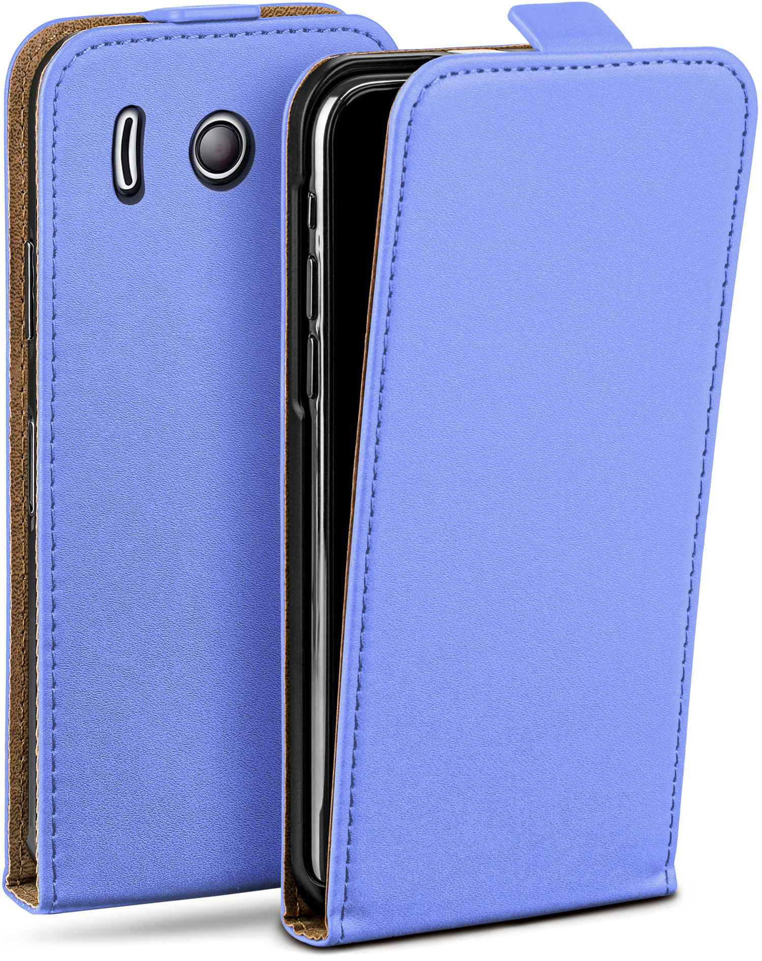 Sky-Blue Y300, Ascend Case, MOEX Flip Cover, Huawei, Flip