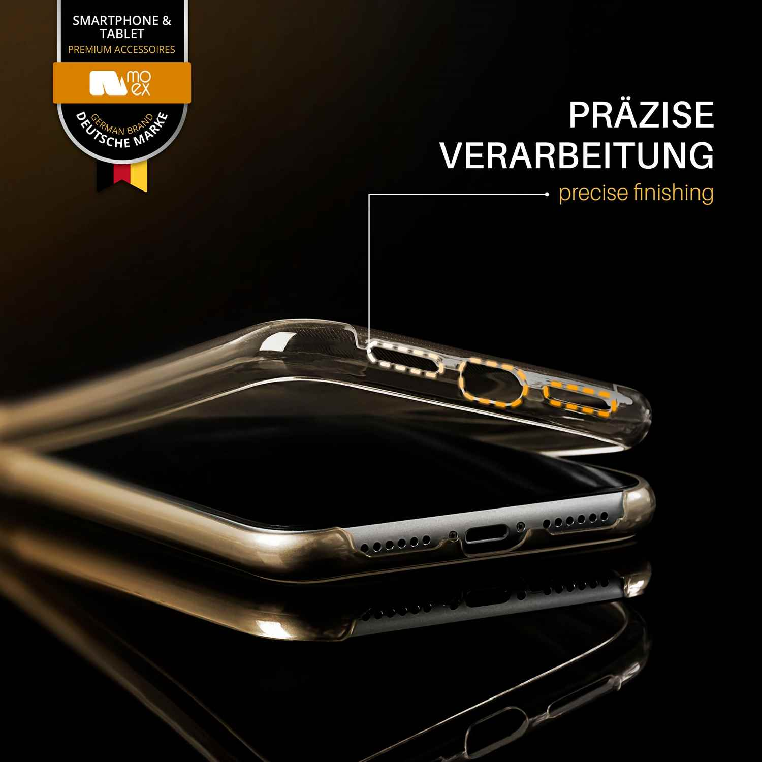 Case, Huawei, Lite Double Gold Cover, 2015, Full MOEX P8