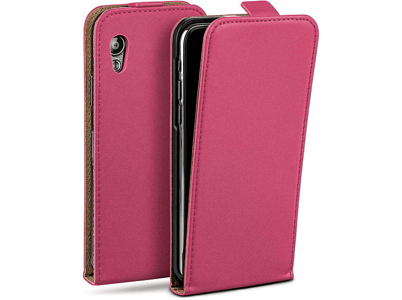 MOEX Flip Case, Flip Cover, Samsung, Galaxy Ace, Berry-Fuchsia