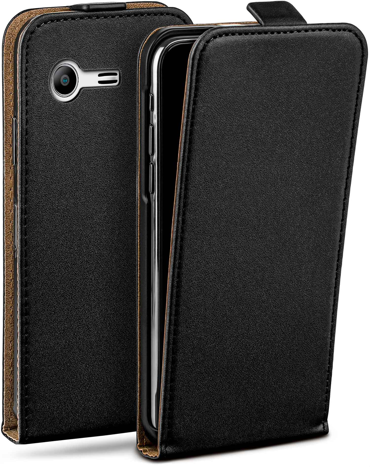 Galaxy Samsung, Flip Flip MOEX Case, Cover, Star, Deep-Black