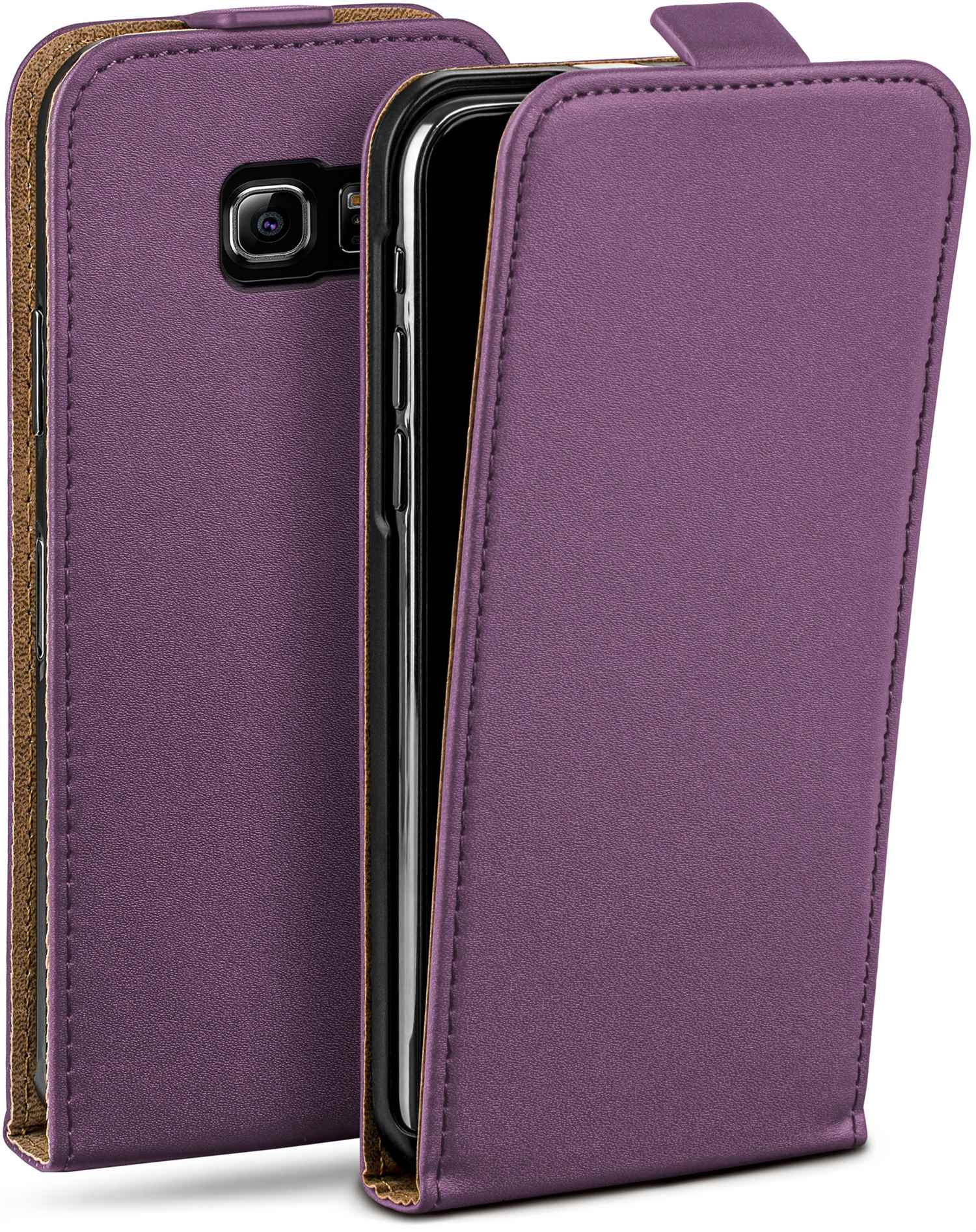 Indigo-Violet Cover, Edge, MOEX S6 Galaxy Samsung, Case, Flip Flip