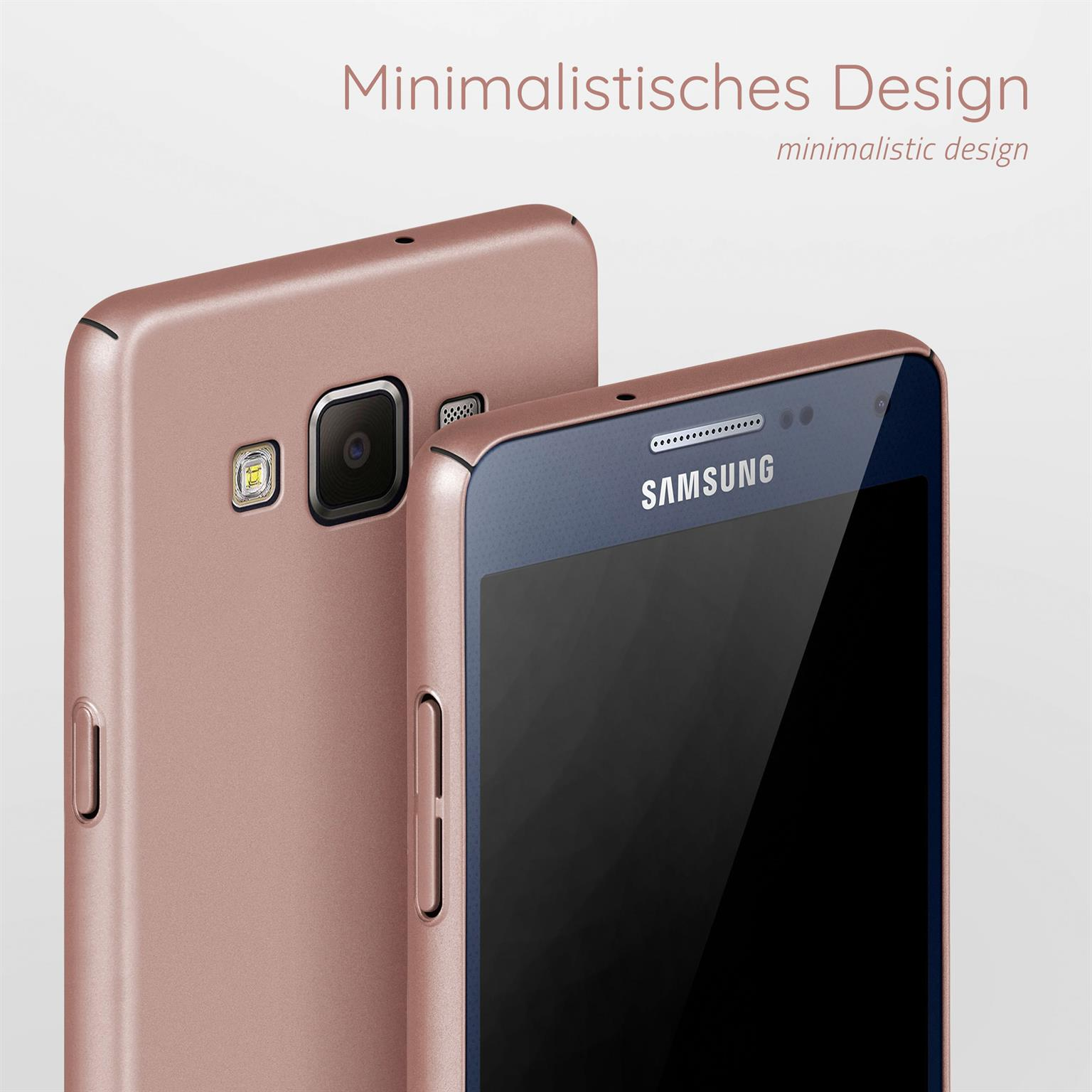 Alpha Samsung, A5 Gold Rose Backcover, (2015), MOEX Galaxy Case,