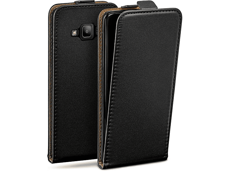 J3 MOEX Samsung, Flip Cover, (2016), Flip Case, Deep-Black Galaxy