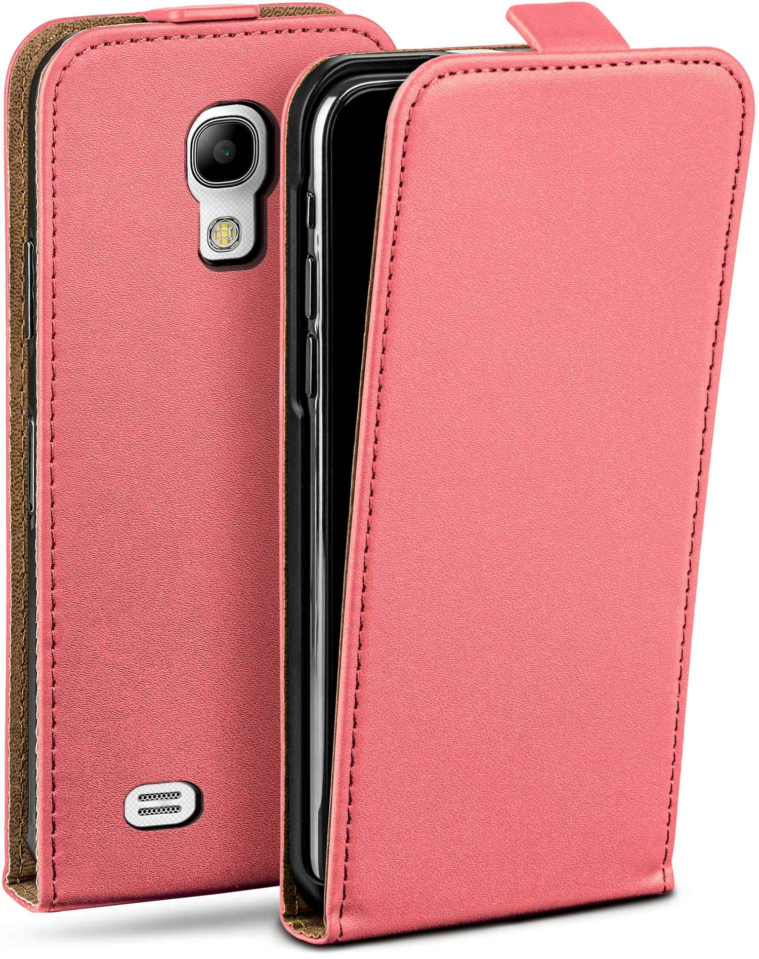Mini, Case, Cover, MOEX Samsung, Coral-Rose S4 Flip Flip Galaxy