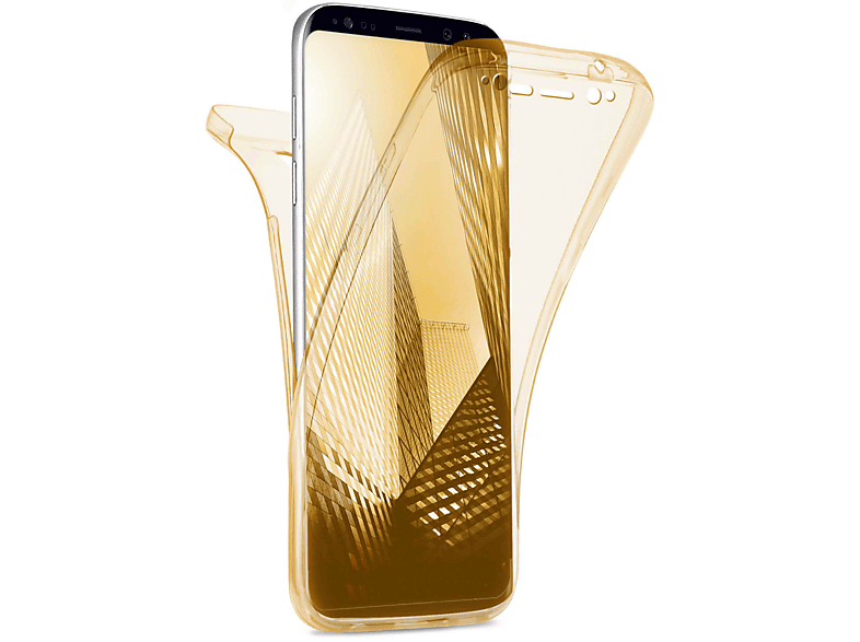 MOEX Double Case, Full Cover, Samsung, Galaxy S8 Plus, Gold