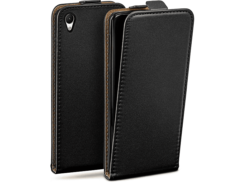 MOEX Flip Case, Flip Cover, Sony, Xperia Z5 Premium, Deep-Black