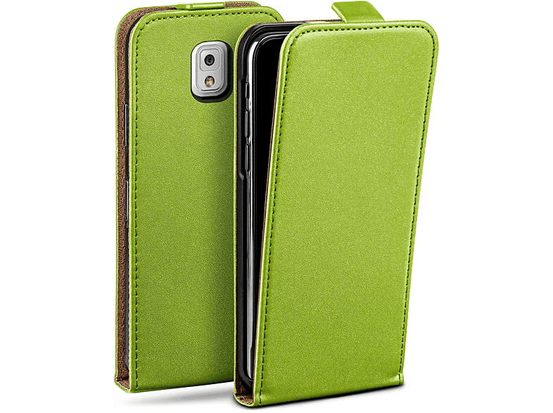 MOEX Flip Case, Flip Cover, Samsung, Galaxy Note 3, Lime-Green