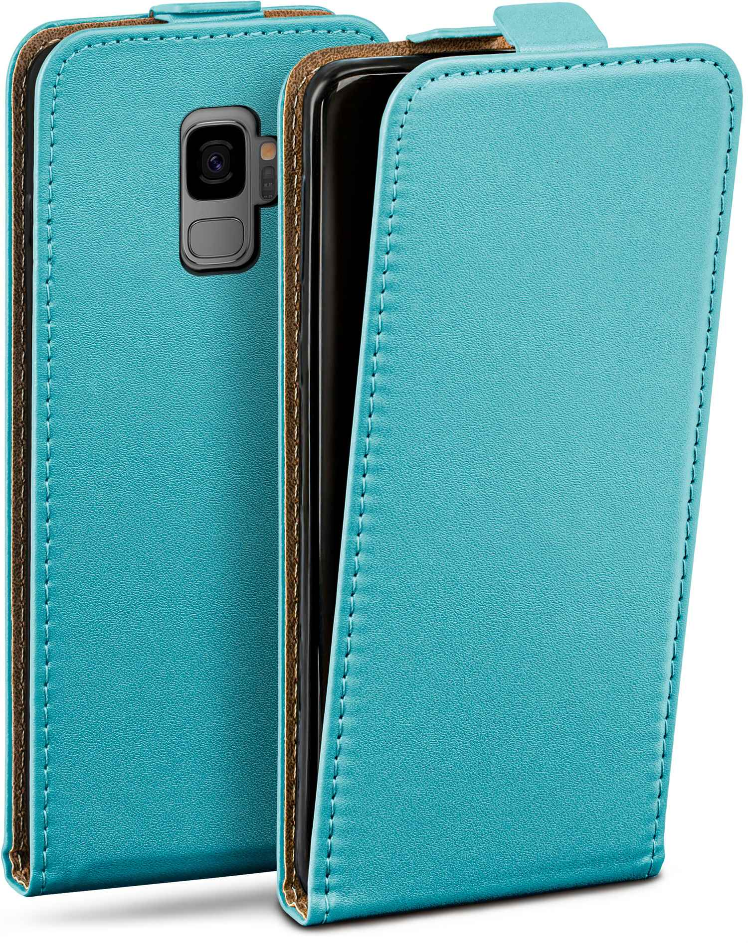 Case, Samsung, Galaxy Flip Aqua-Cyan Cover, MOEX Flip S9,