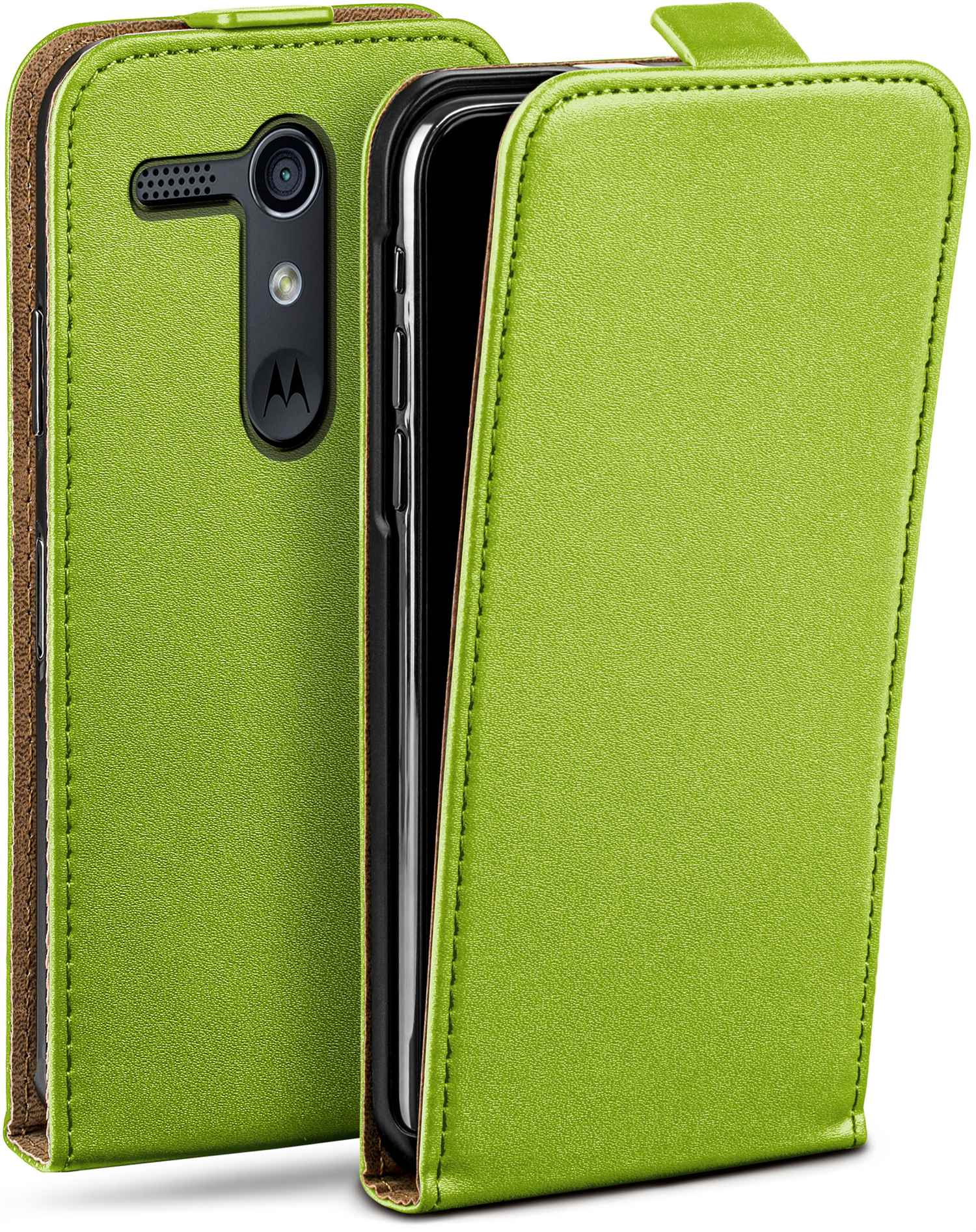 MOEX Flip Moto Flip Cover, Lime-Green Motorola, G, Case