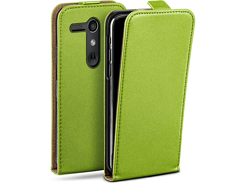 MOEX Flip Case, Flip Cover, Moto G, Lime-Green Motorola