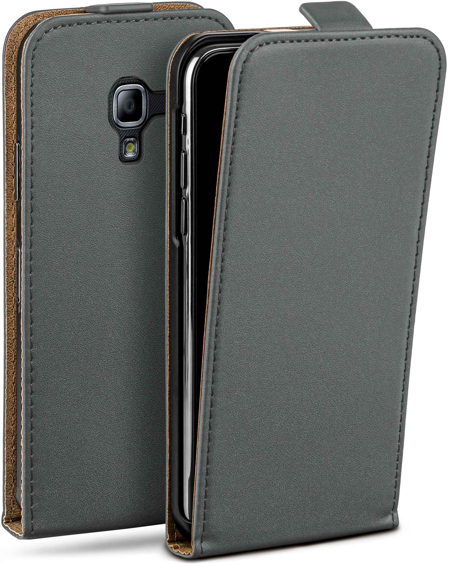MOEX Flip Case, Samsung, Ace 2, Cover, Flip Anthracite-Gray Galaxy