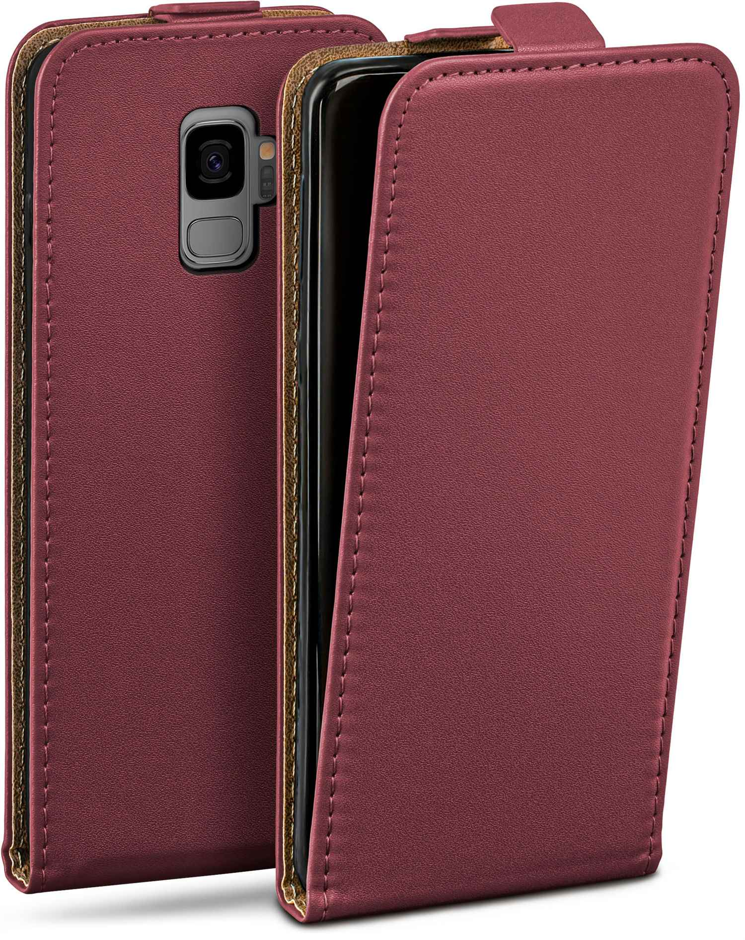 Flip MOEX Samsung, Maroon-Red Cover, Galaxy Flip S9, Case,