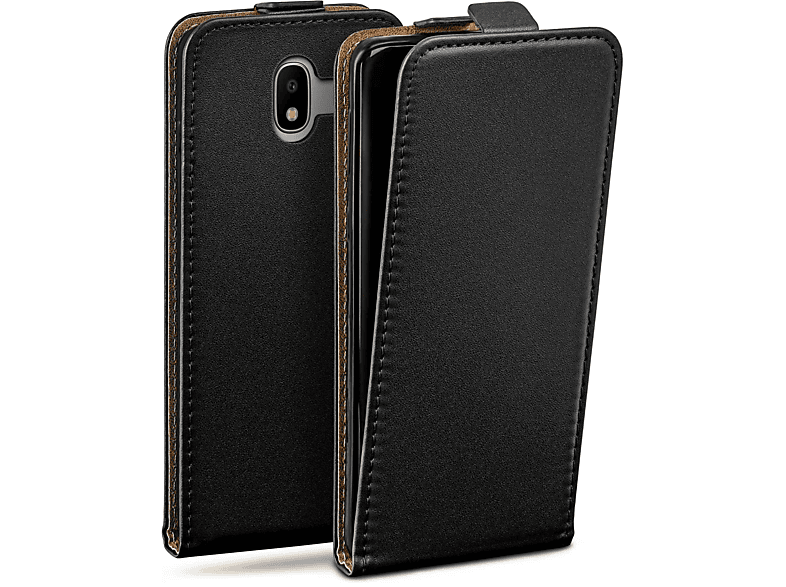 MOEX Flip Case, Samsung, Galaxy (2018), Deep-Black J4 Cover, Flip