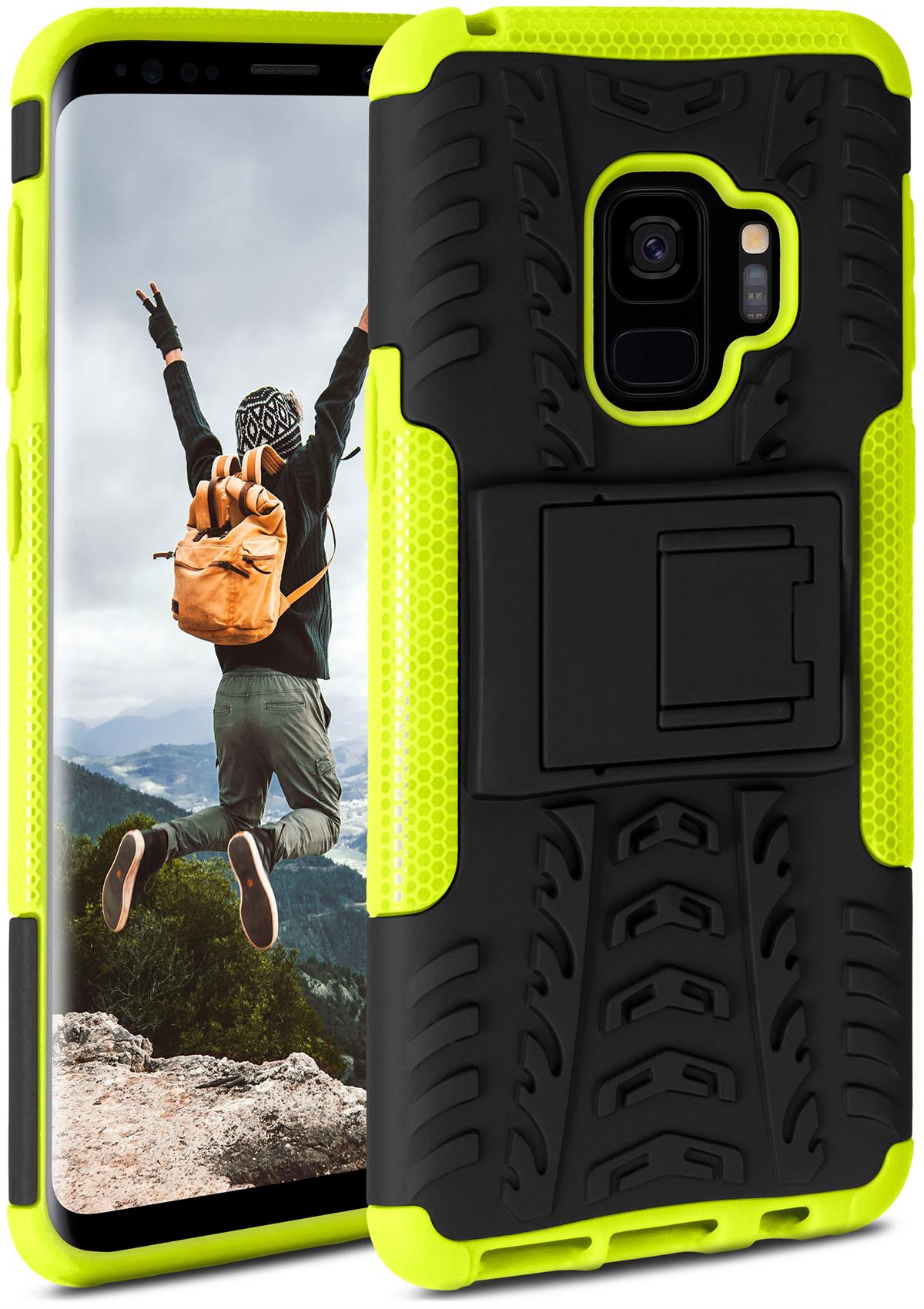 Samsung, S9, Backcover, Lime Tank Case, Galaxy ONEFLOW