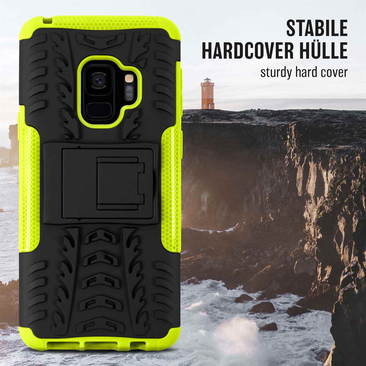 ONEFLOW Tank Case, Samsung, Lime Galaxy Backcover, S9