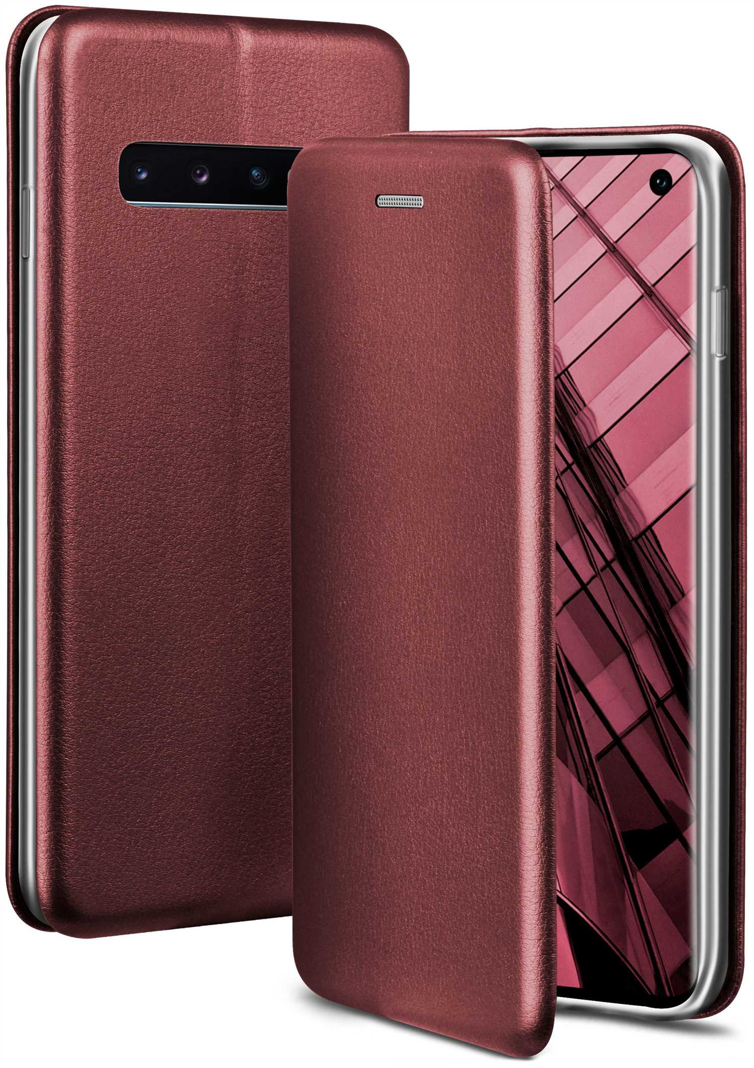 Samsung, Business ONEFLOW - Case, S10, Galaxy Flip Burgund Cover, Red