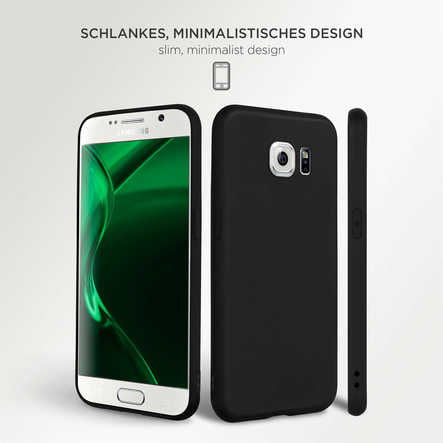 Schwarz Pro Samsung, ONEFLOW Case, SlimShield Galaxy Backcover, S6,