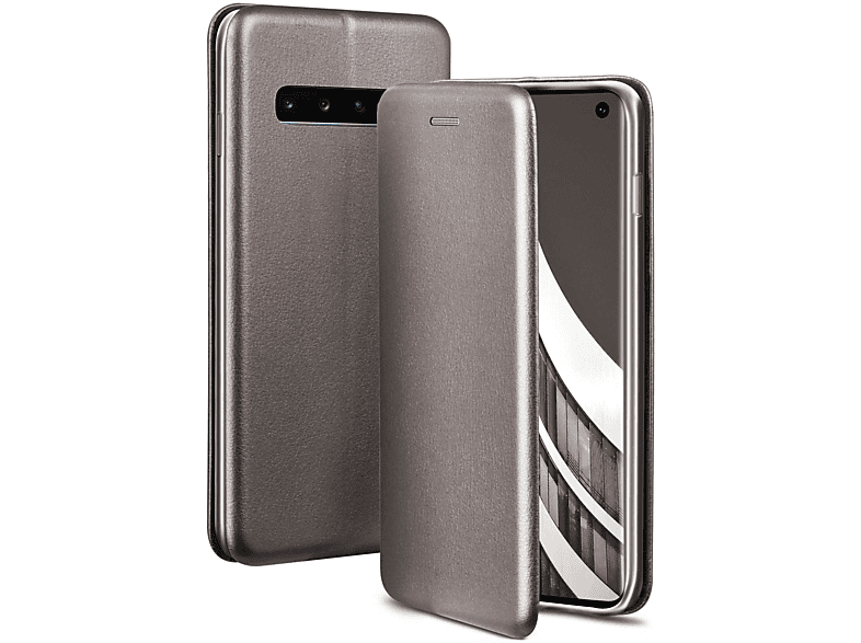 ONEFLOW Business Case, Flip Galaxy Samsung, - S10, Skyscraper Cover, Grey