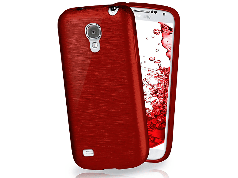 MOEX Brushed Case, Backcover, Samsung, Galaxy S4, Crimson-Red
