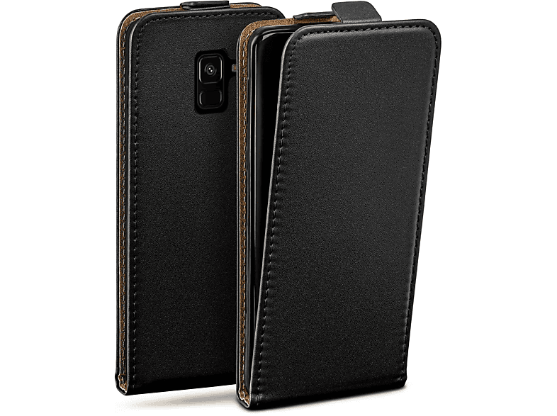 MOEX Flip Case, Flip Cover, Samsung, Galaxy A8 (2018), Deep-Black